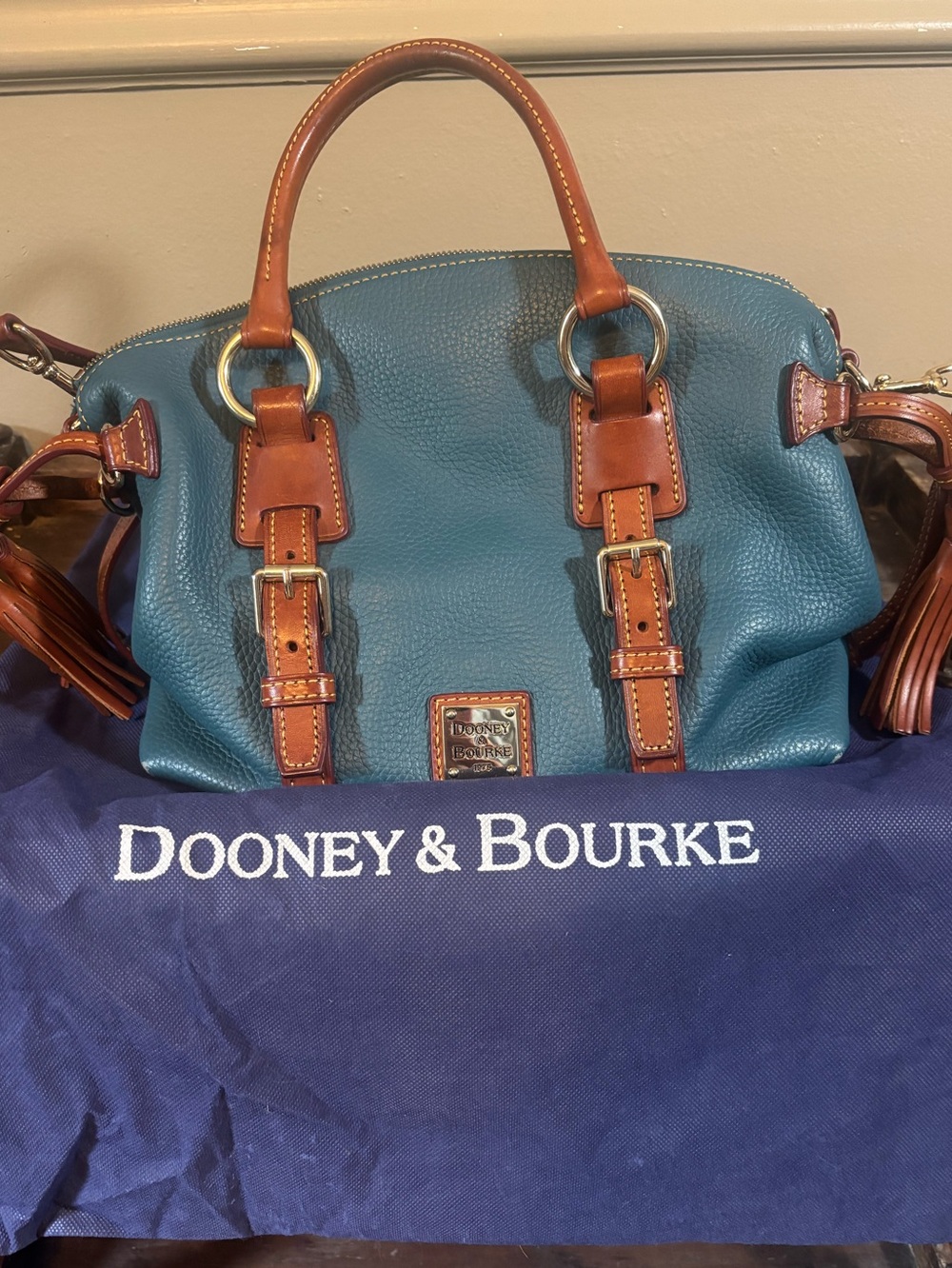 Dooney & Bourke Pebble Grain Bristol Leather Satchel
